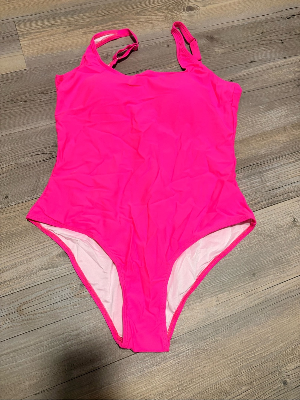 One piece bathing suit XL pink new with tags